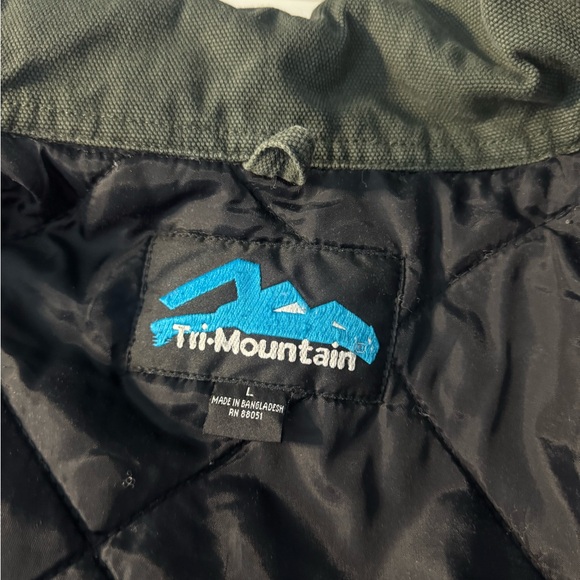 Vintage Tri-Mountain Jacket Alaskan SeaWolf Blueline Hockey Sz large Like New - Picture 5 of 11